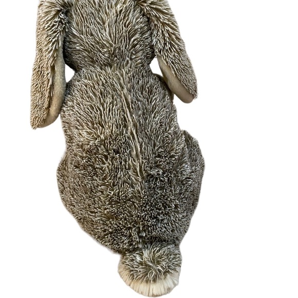 Teddy Mountain Plush Gray Bunny Stuffed Animal - Easter - 13" - Picture 2 of 3